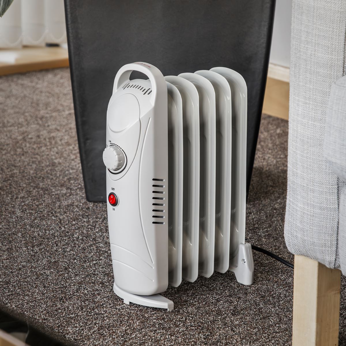 Sealey RD800 6-Element Oil-Filled Mini Radiator 800W/230V