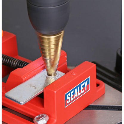 Sealey DS01 Drill Stand with Cast Iron Base 500mm & 65mm Vice
