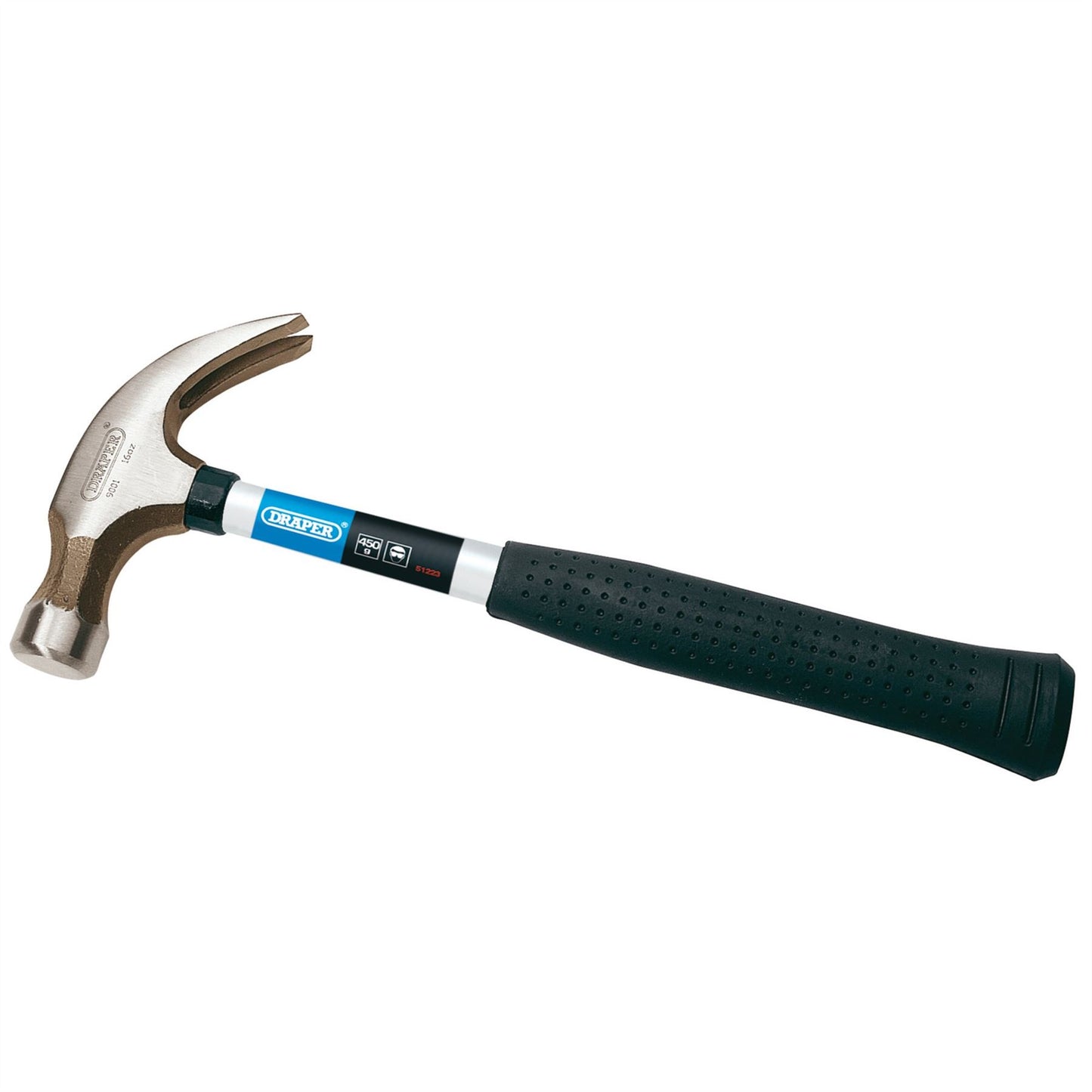 Draper 51223 Claw Hammer with Steel Tubular Shaft 450g/16oz