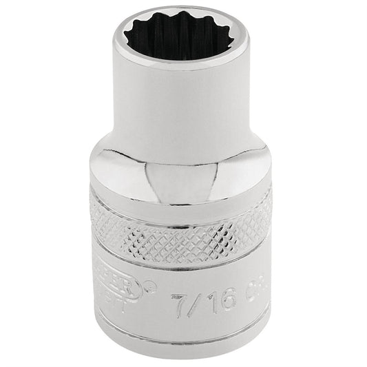 Draper 49018 HI-TORQ® 12 Point Socket 3/8" Sq. Dr. 7/16"