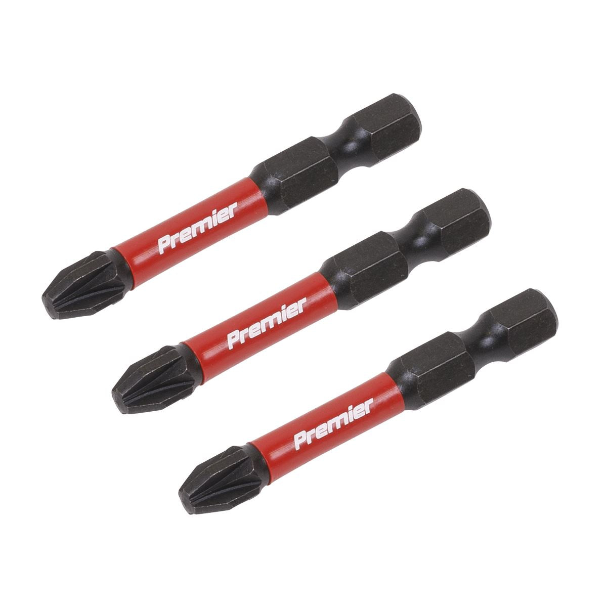 Sealey AK8234 Pozi #3 Impact Power Tool Bits 50mm - 3pc