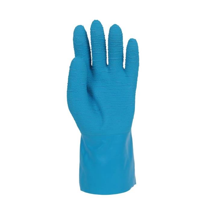 Polyco Blue Grip Crinkle Latex Gloves