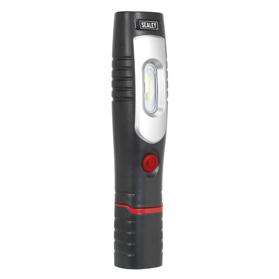 Sealey LED3602 Rechargeable 360° Inspection Light 4W & 3W SMD LED Black Lithium-ion