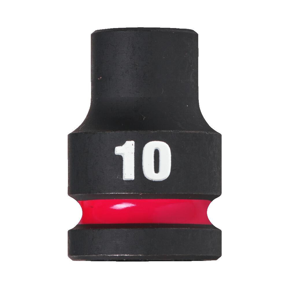 Milwaukee 10mm 1/2" Drive Shockwave Impact Socket Standard Length