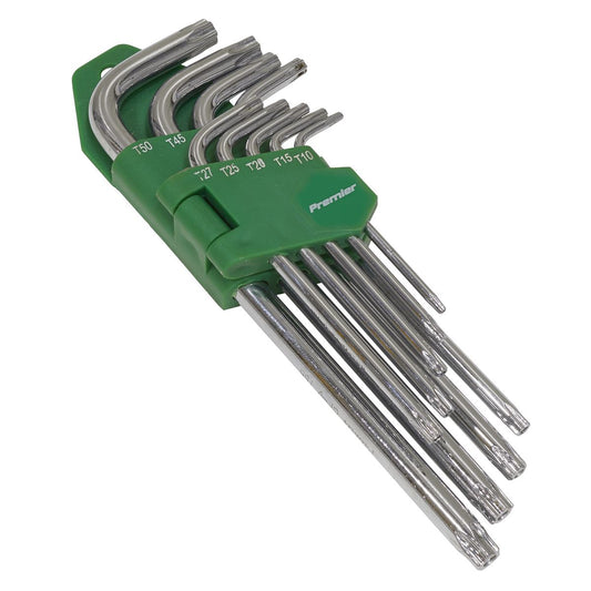 Sealey AK7172 Security TRX-Star* Key Set 9pc Long Fully Polished