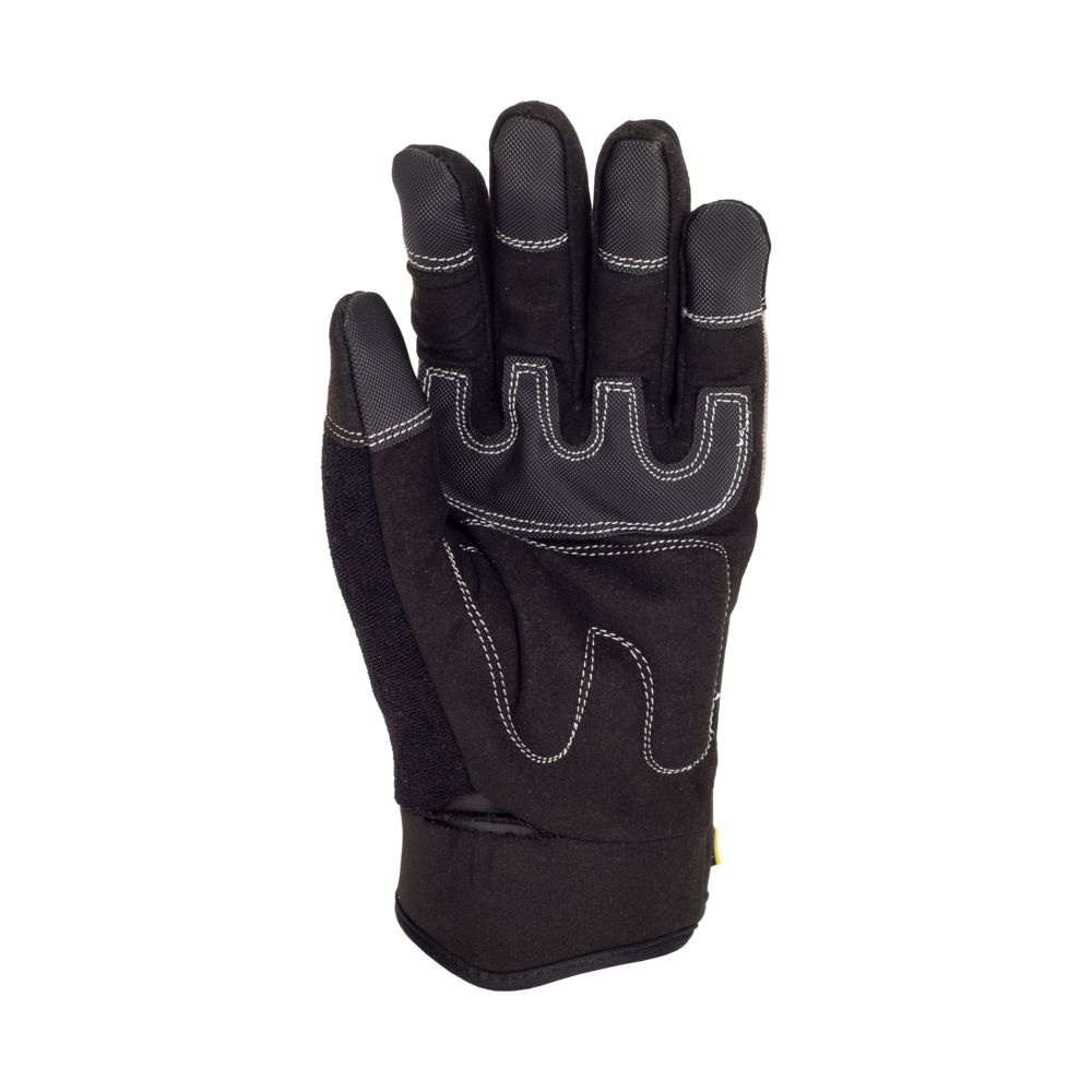 Polyco Multi Task 5 Syn Leather Mechanics Gloves PVC Reinforced Finger Tips Palm