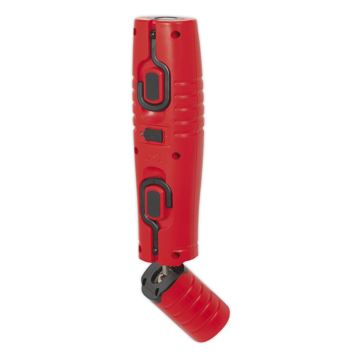 Sealey LED3602R Rechargeable 360° Inspection Light 4W & 3W SMD LED Red Lithium-ion