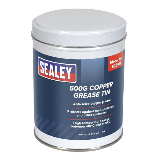 Sealey SCS109 Copper Grease 500g Tin
