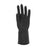 Polyco Jet Black Heavy Duty Rubber Gloves Chemical Protection