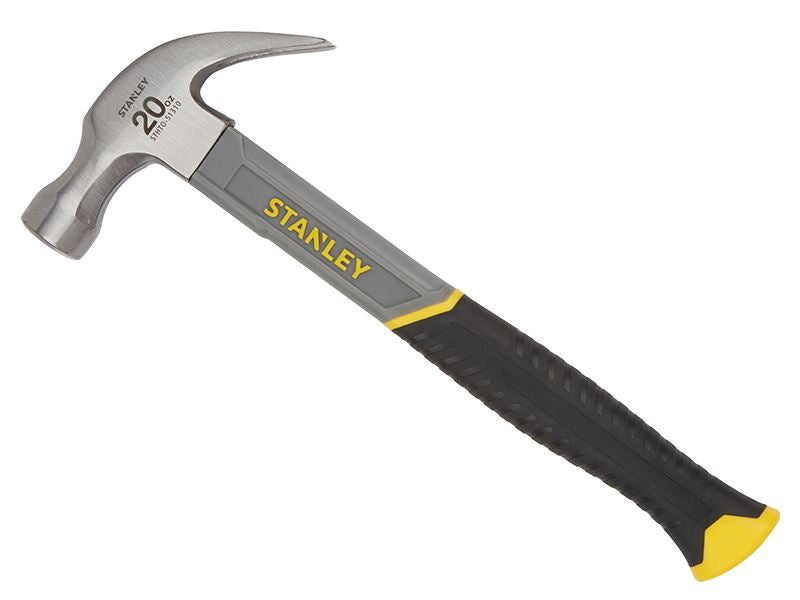 Stanley Curved Claw Hammer Fibreglass Shaft 570g 20oz