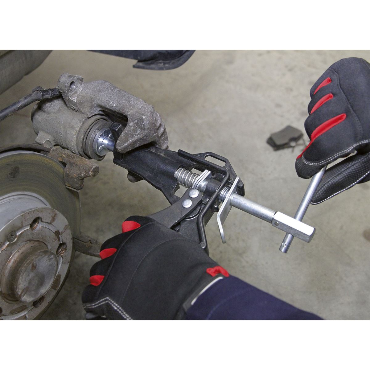 Sealey VS0211 Brake Piston Wind-Back Tool Kit 5pc