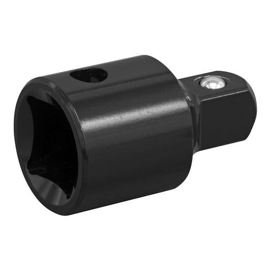 Sealey AK5401 Impact Adaptor 1/2"Sq Drive Female - 3/8"Sq Drive Male