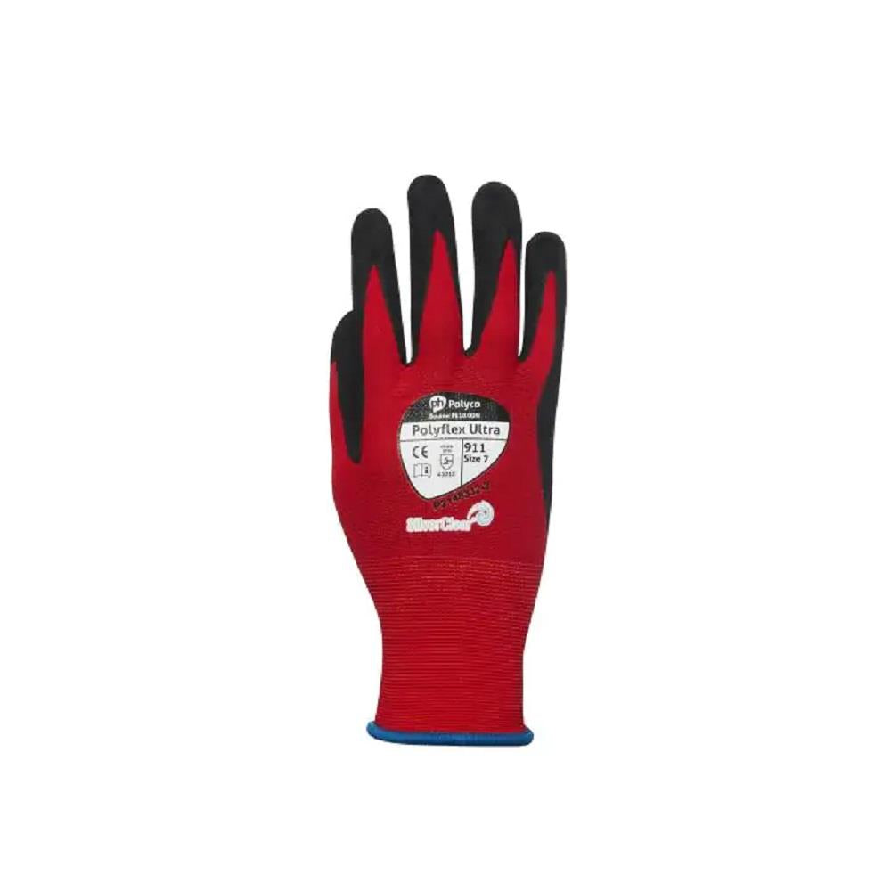 Polyco Polyflex Ultra Ultimate Resistance to Oil and Grease Long Lasting Work Gloves