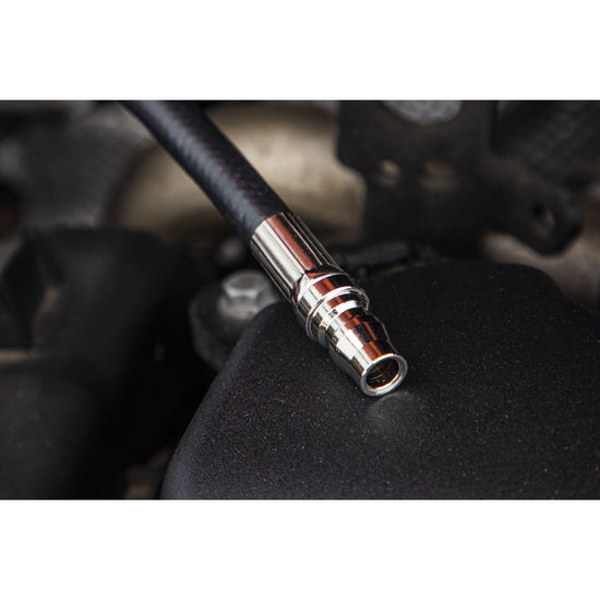 Sealey VS0204C4 Brake Pressure Bleeder Cap Ø45mm - Connector With Hose 90°