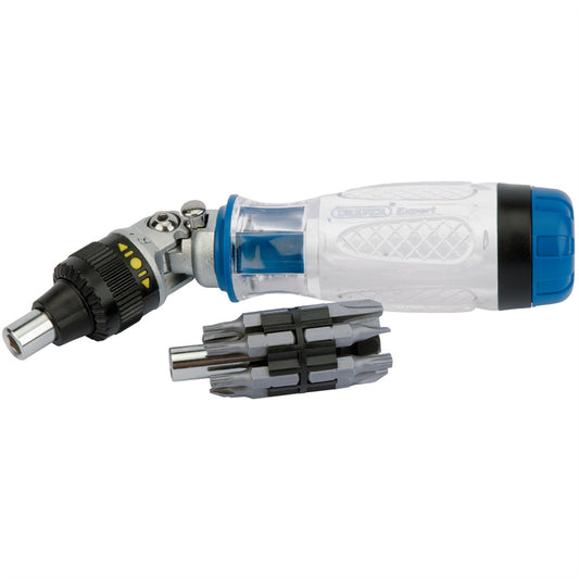 Draper 40855 Expert Ratcheting Screwdriver and Bit Set 14 Piece