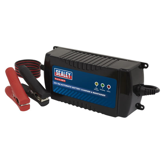 Sealey SBC15 12V Fully Automatic Battery Maintainer/Charger 15A