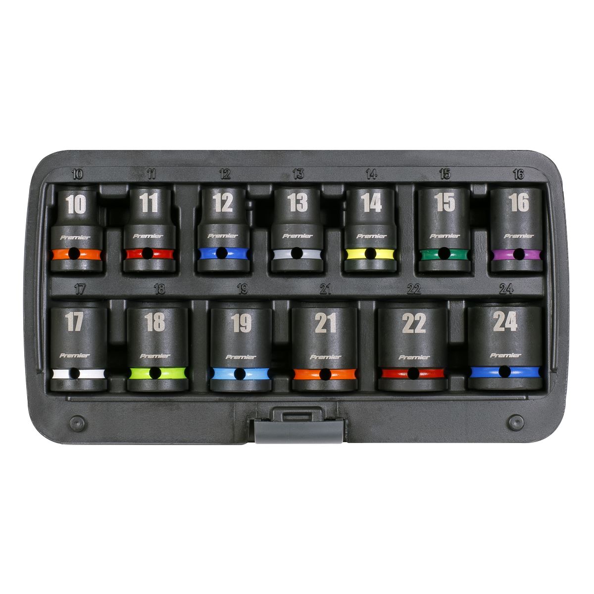 Sealey AK5617M Impact Socket Set 13pc 1/2"Sq Drive Metric