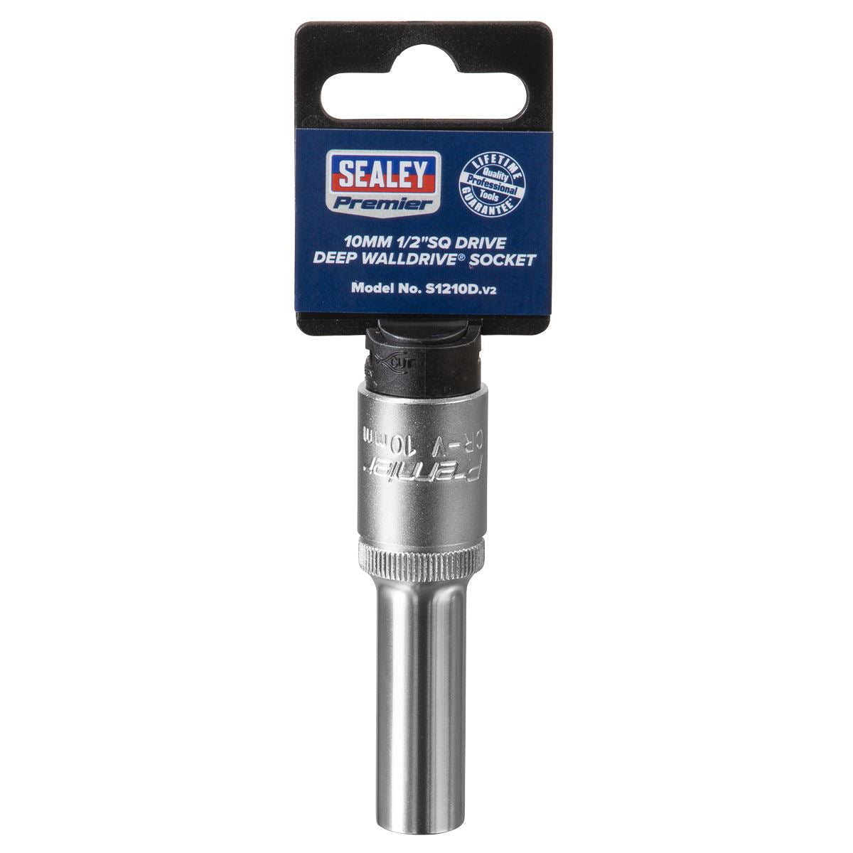Sealey S1210D WallDrive® Socket 10mm Deep 1/2"Sq Drive
