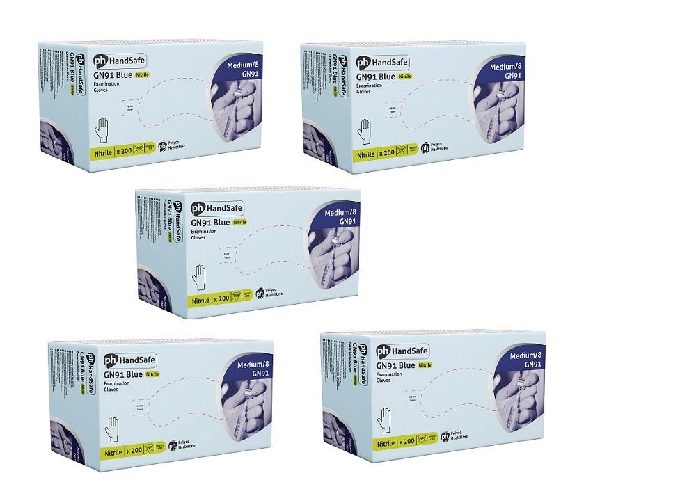 Polyco Handsafe GN91 Nitrile Disposable Gloves