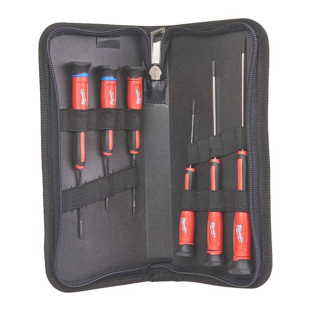 Milwaukee Precision Screwdriver Set 6pc