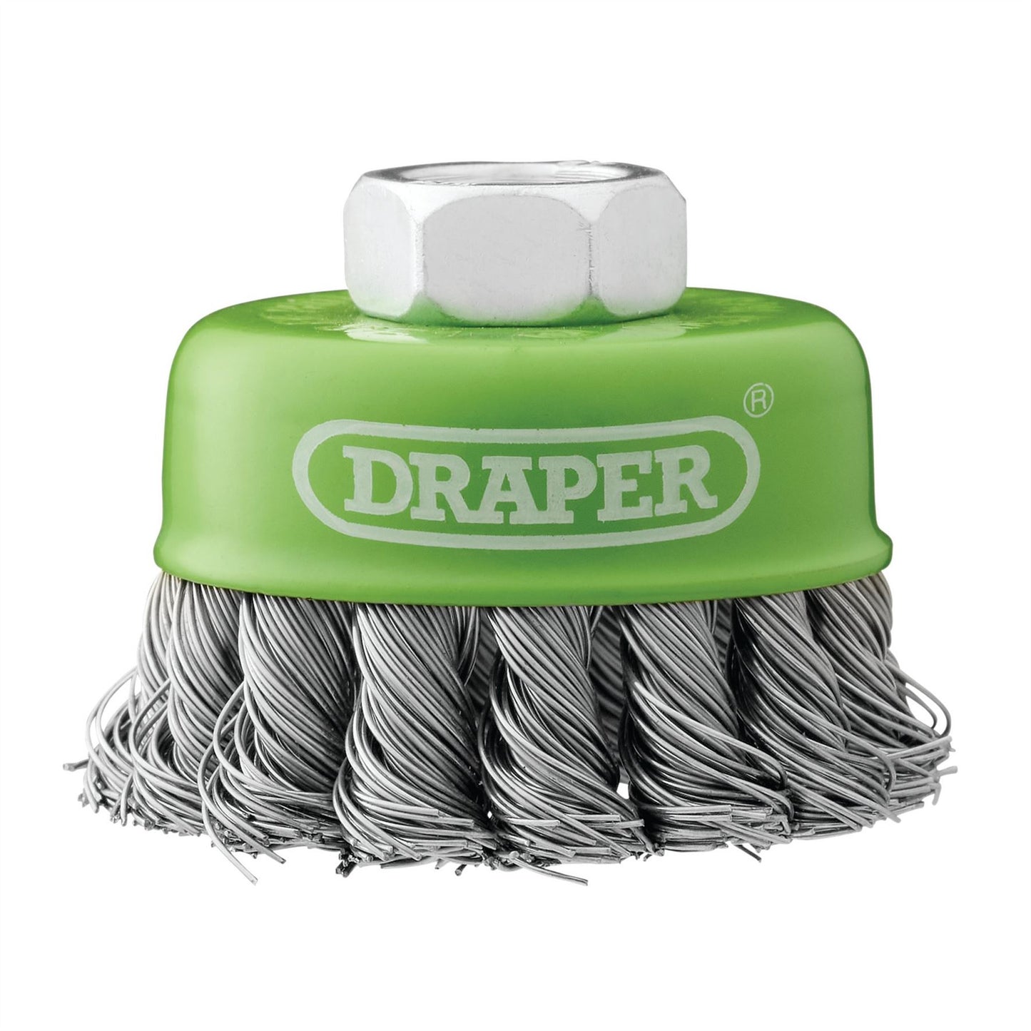 Draper 08053 Stainless-Steel Twist-Knot Wire Cup Brush 65mm M14