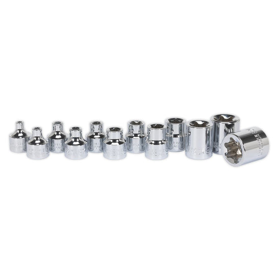 Sealey AK61806 TRX-Star* Socket Set 12pc 3/8