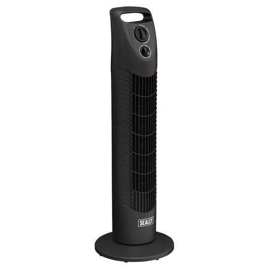 Sealey STF30 3-Speed Oscillating Tower Fan 30" 230V