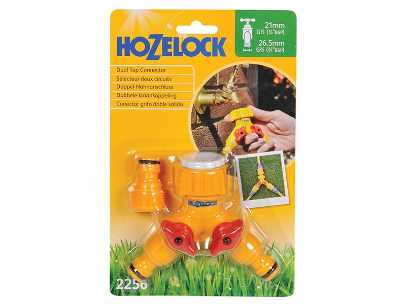 Hozelock 2256 Dual Control Tap Connector 3/4in Bsp
