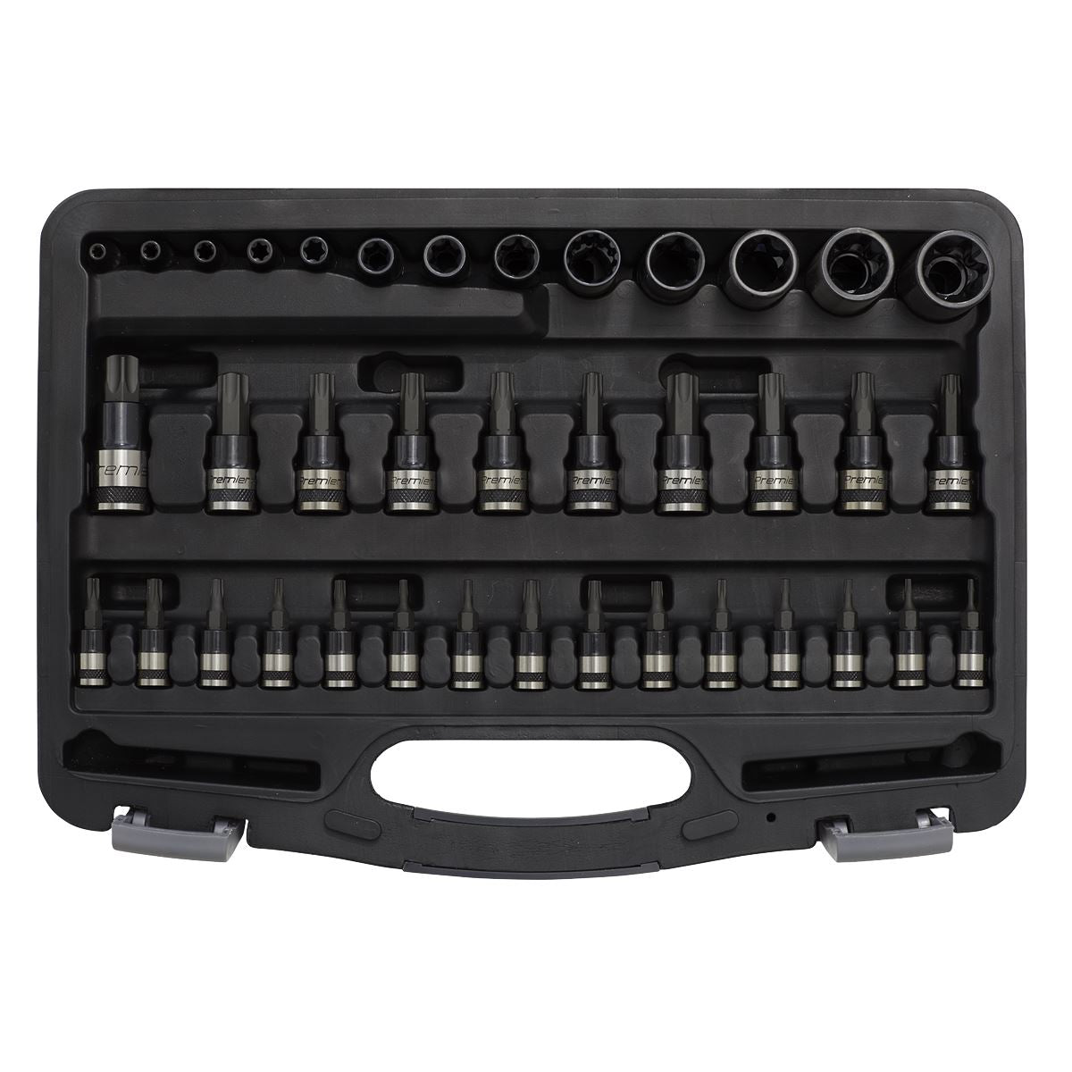 Sealey AK6197B TRX-Star* Socket & Security Socket Bit Set 38pc 1/4", 3/8" & 1/2"Sq Drive
