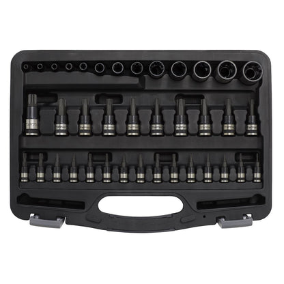 Sealey AK6197B TRX-Star* Socket & Security Socket Bit Set 38pc 1/4", 3/8" & 1/2"Sq Drive