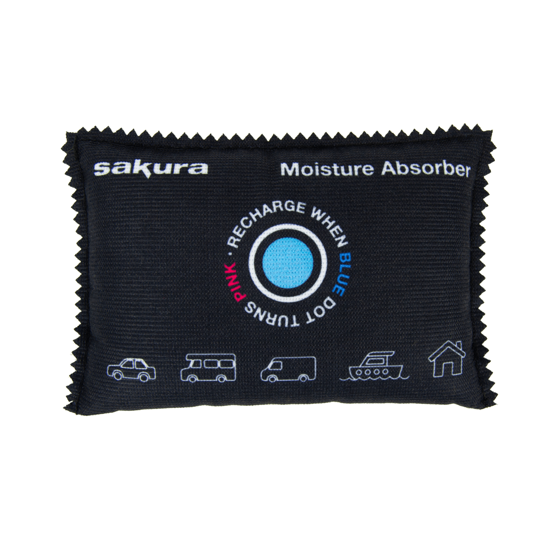 Sakura Car Dehumidifier With Indicator Reusable - Moisture Absorber - Caravan, Van