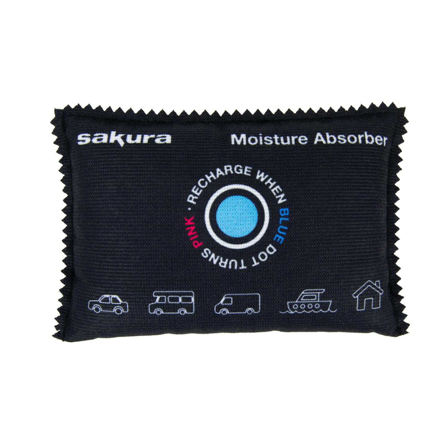 Sakura Car Dehumidifier With Indicator Reusable - Moisture Absorber - Caravan, Van