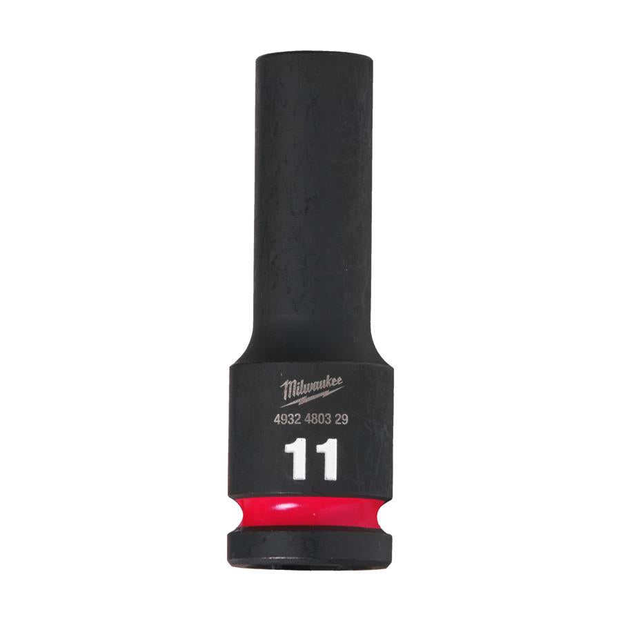 Milwaukee 11mm 1/2" Drive Shockwave Impact Socket Deep