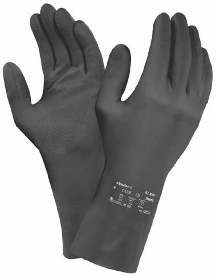Ansell AlphaTec 87-950 Latex Rubber Chemical Resistant Gloves