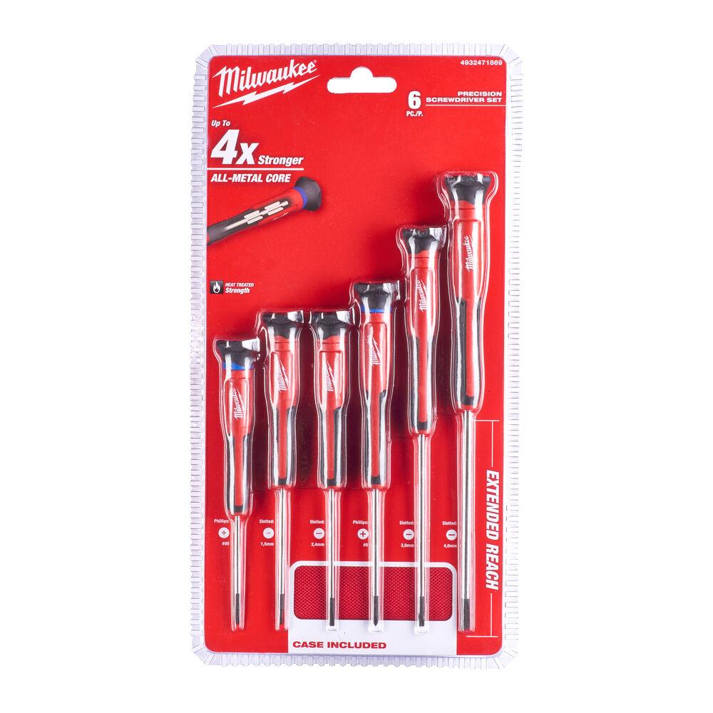 Milwaukee Precision Screwdriver Set 6pc
