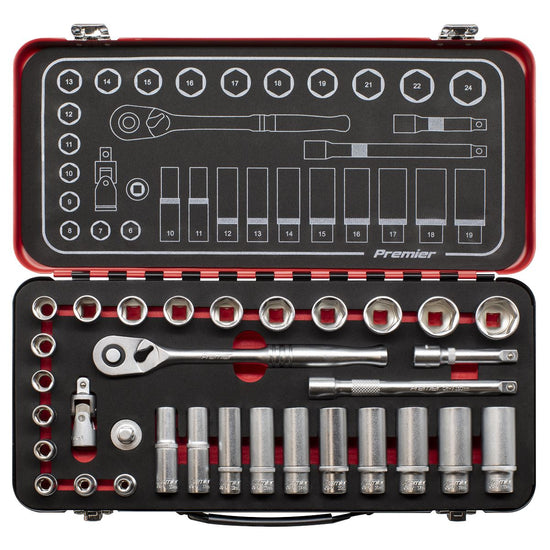 Sealey AK7922 Socket Set 3/8