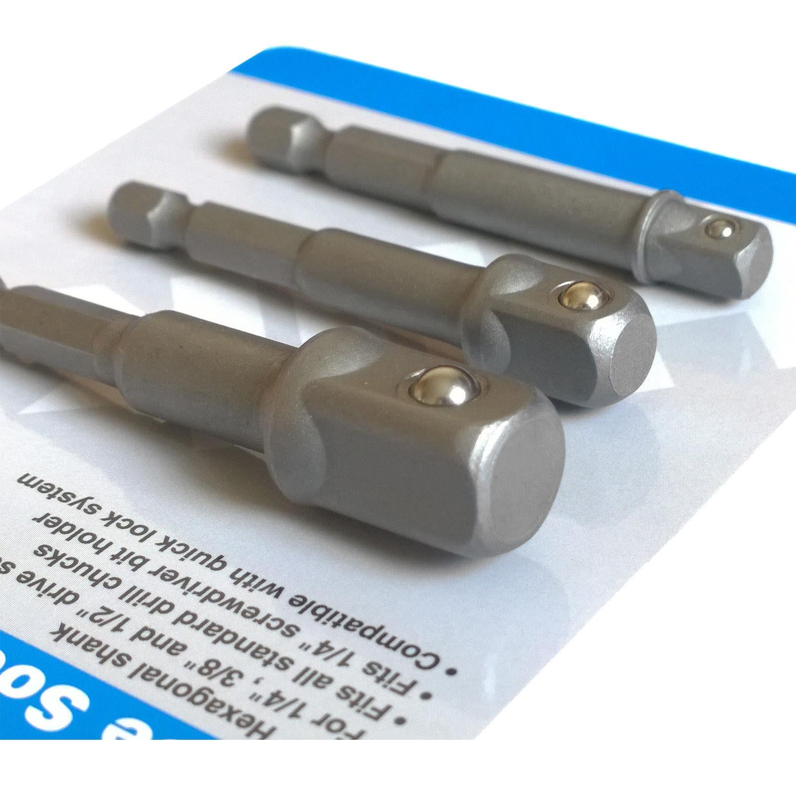 Hilka 3 pce Socket Adaptor Pro Craft  37955003