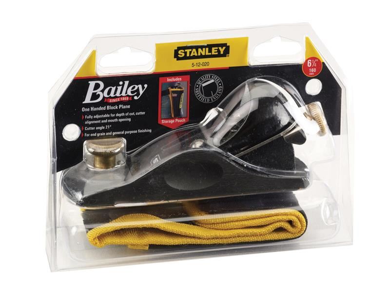 Stanley No.6.1/4" Block Plane With Pouch