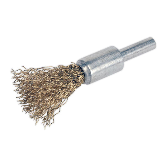 Sealey VS1802 Flat Top Crimped Wire Decarbonising Brush 13mm