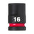 Milwaukee 16mm 1/2" Drive Shockwave Impact Socket Standard Length