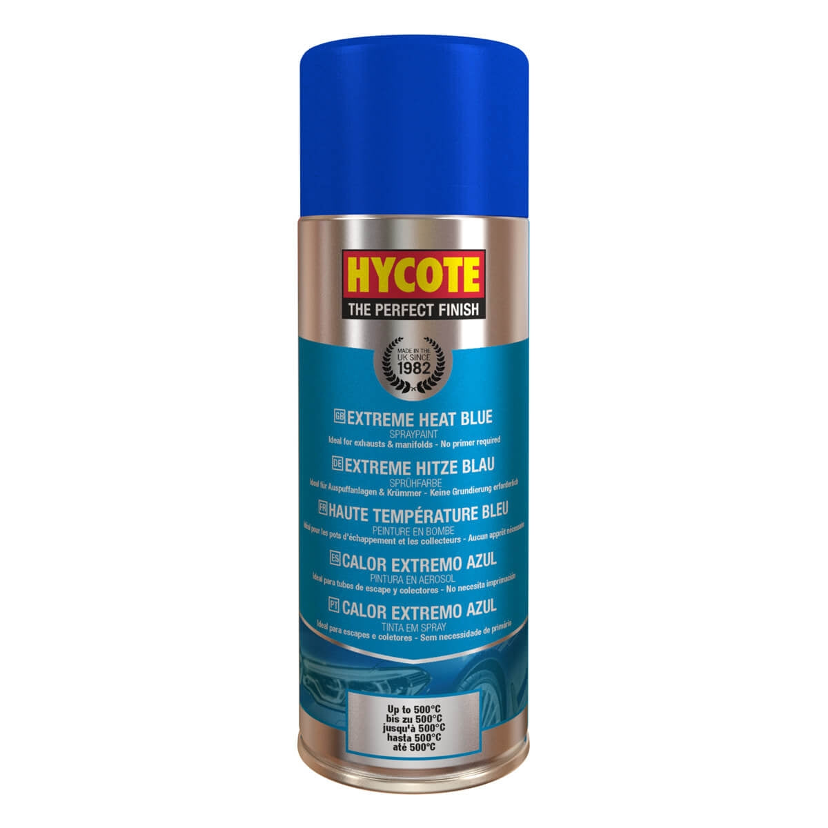 Hycote Vht Blue Very High Temperature Spray Paint 400Ml Xuk1004