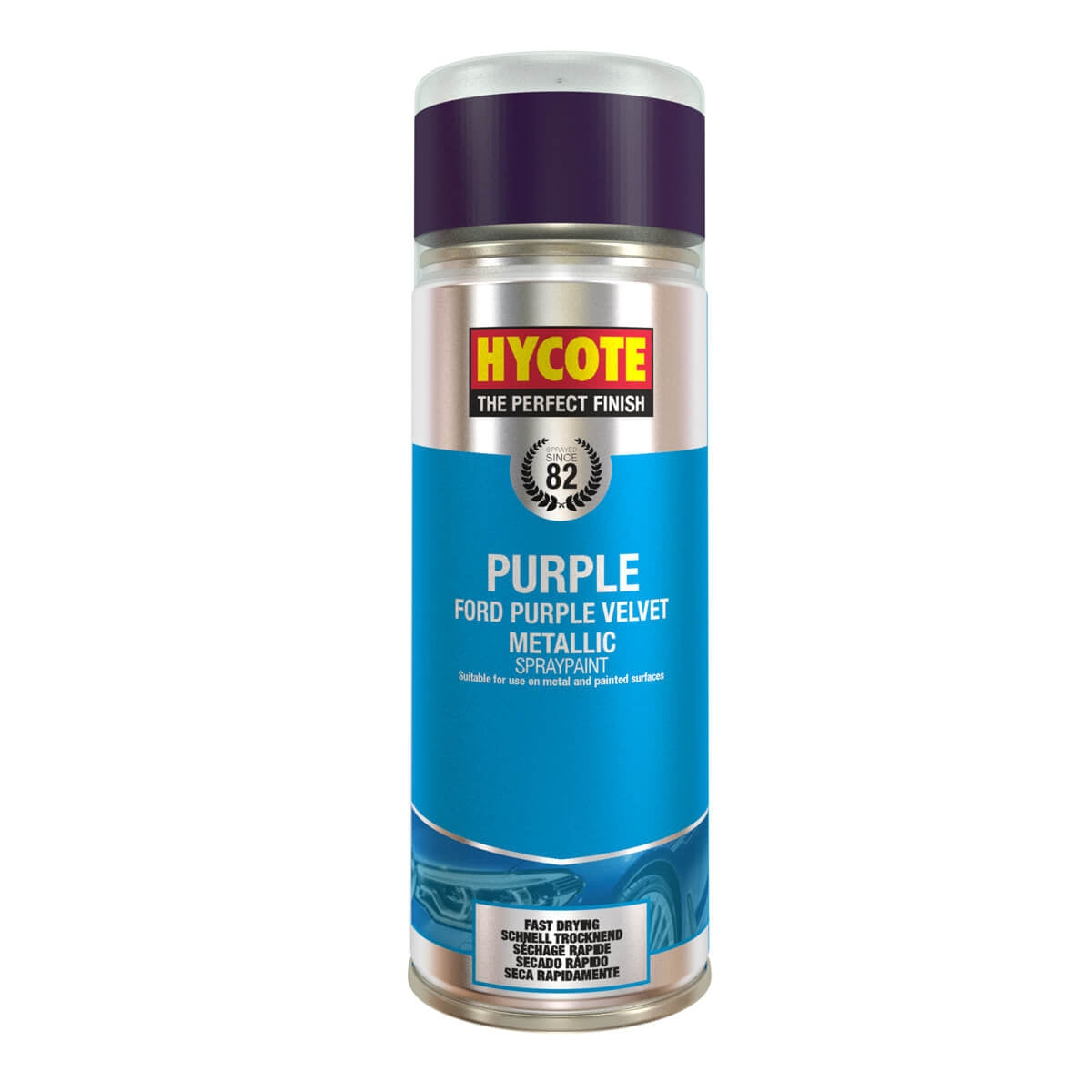 Hycote Ford Purple Velvet Metallic Spray Paint 400ml XUK1024 Hycote
