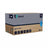 Single dispenser box of Shield GD19 blue nitrile powder-free gloves, size [Insert Size: Small, showing the Polyco Healthline branding and textured fingertip icons