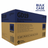 Blue 3D shield icon with a hammer and wrench graphic, labeled "Bulk Trade Buy Case 1000" for Shield GD19 nitrile gloves Medium.