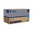 Single dispenser box of Shield GD19 blue nitrile powder-free gloves, size [Insert Size: Large, showing the Polyco Healthline branding and textured fingertip icons