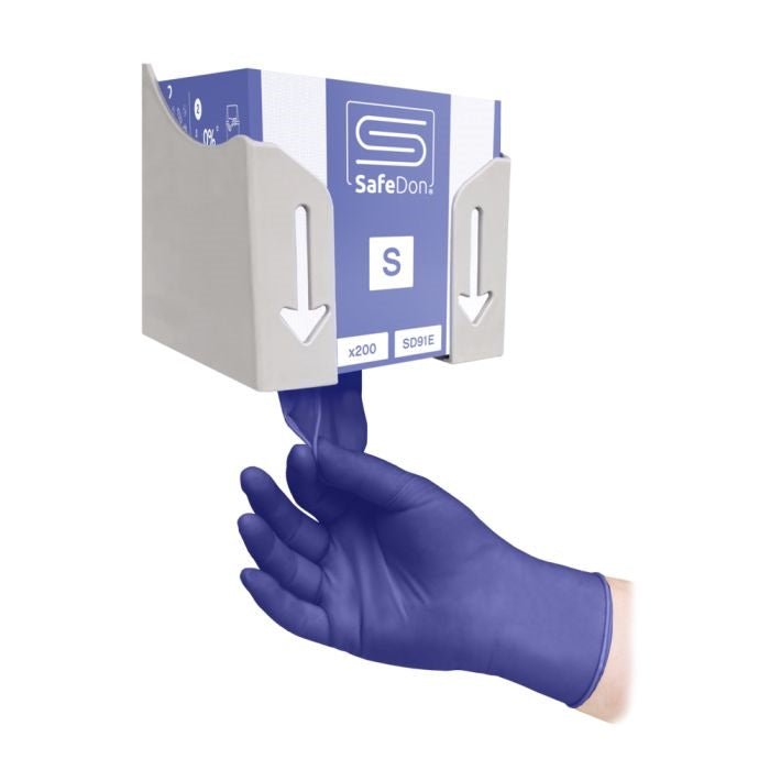 Polyco SafeDon SD91E Blue Nitrile Powder Free Exam Gloves – Box of 200 SafeDon