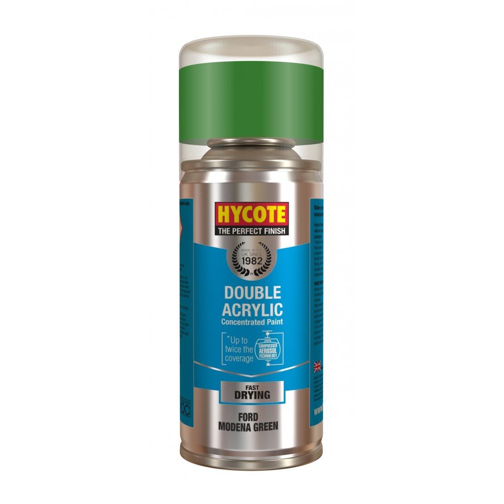 Hycote Ford Modena Green Double Acrylic Spray Paint 150Ml Xdfd307 Hycote