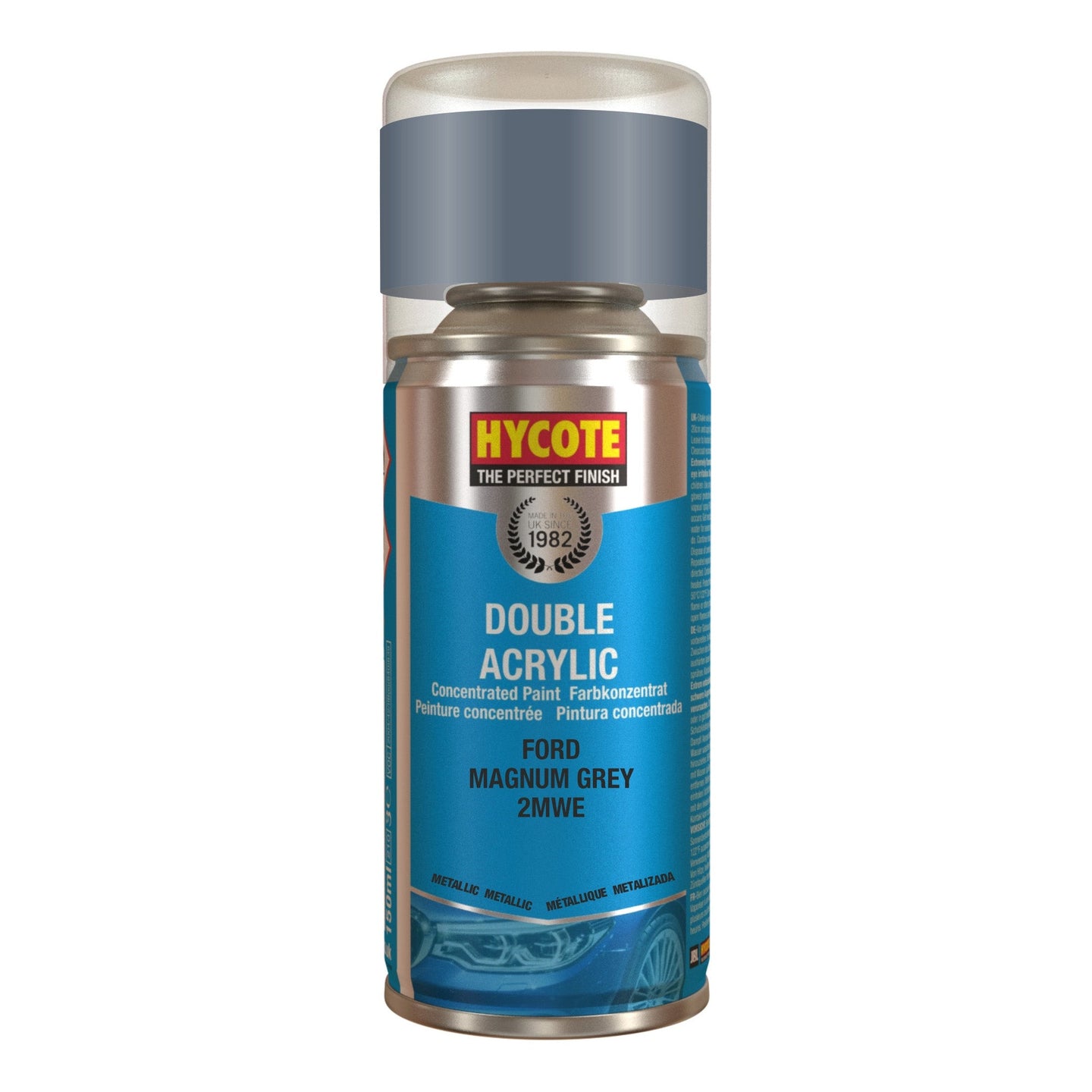 Hycote Ford Magnum Grey Metallic Spray Paint 150Ml Xdfd725 Hycote