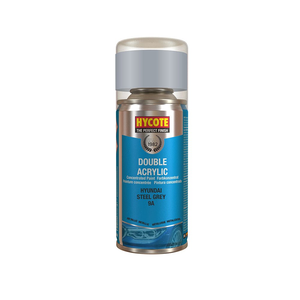Hycote XDHY609 Hyundai Steel Grey Metallic Spray Paint 150ml Hycote