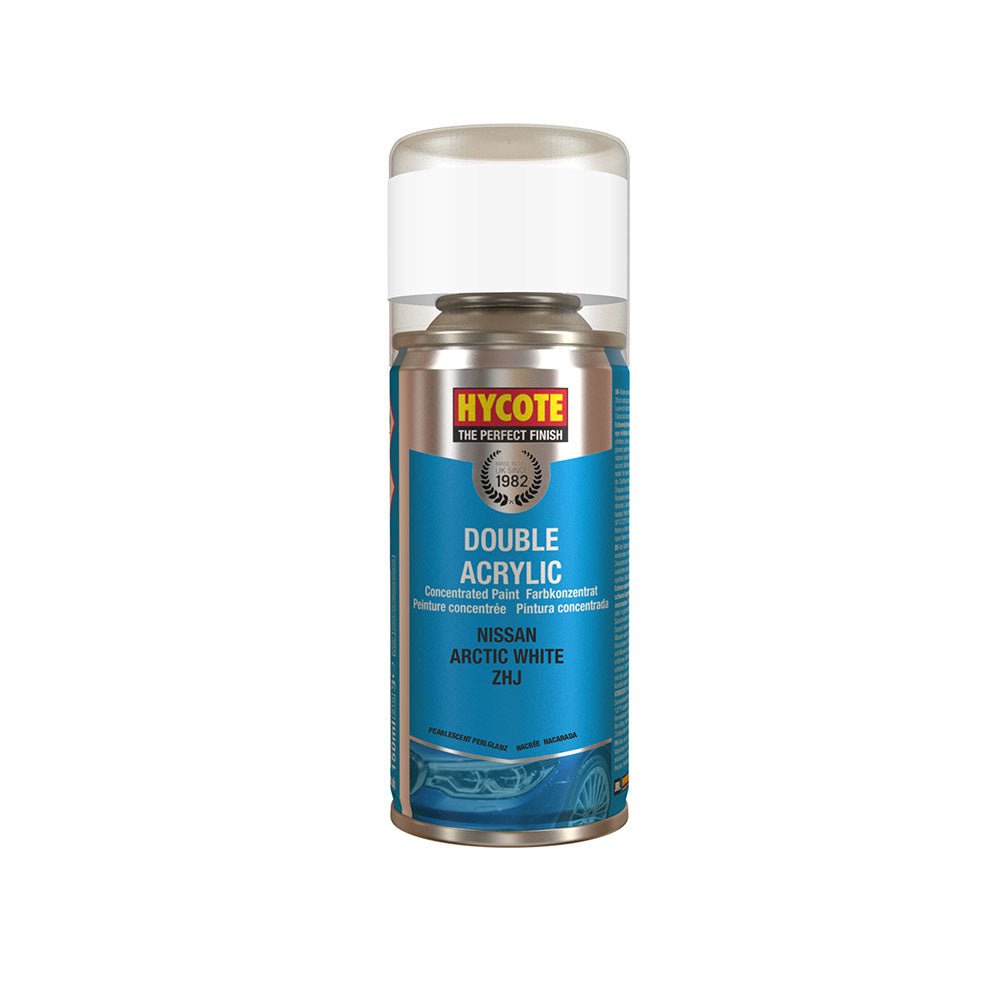 Hycote XDNS705 Nissan Arctic White Pearl Spray Paint 150ml Hycote